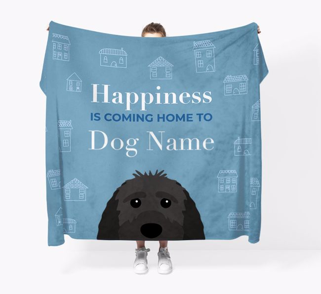 Happiness Is: Personalized {breedFullName} Throw Blanket